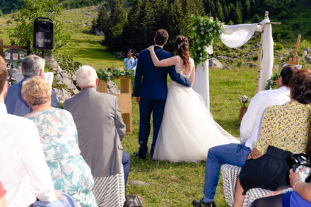 Photo de mariage aux Rhodos à la Clusaz