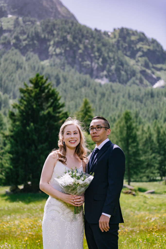 Photographe mariage dans la vallée de Chamonix Mont Blanc