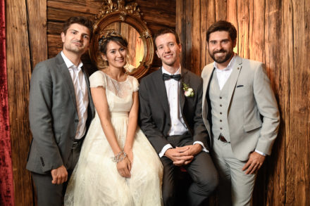 Photo d'un mariage au Castel à Chamonix Mont Blanc