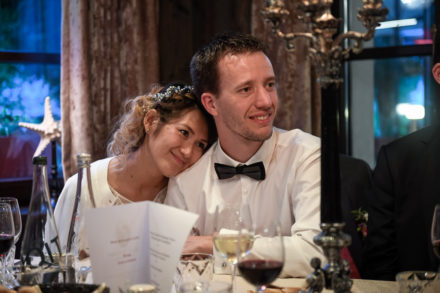 Photo d'un mariage au Castel à Chamonix Mont Blanc
