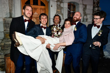 Photographe mariage au restaurant les Rhodos à la Clusaz