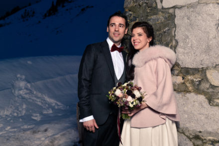 Photographe mariage au restaurant les Rhodos à la Clusaz
