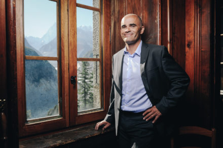 Photo des préparatifs de mariage à l'hôtel du Montenvers à Chamonix