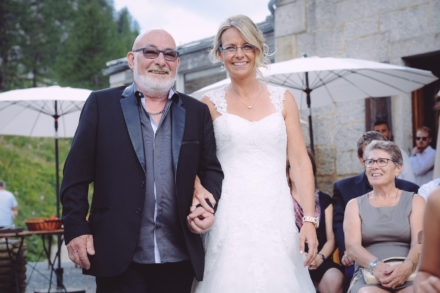Photo de mariage à l'hôtel du Montenvers à Chamonix