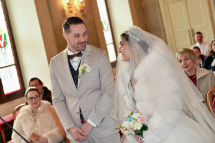 Photo de mariage à la mairie de Sallanches en Haute Savoie
