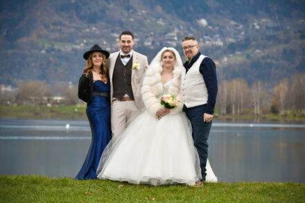 Photo de mariage au lac de Passy v