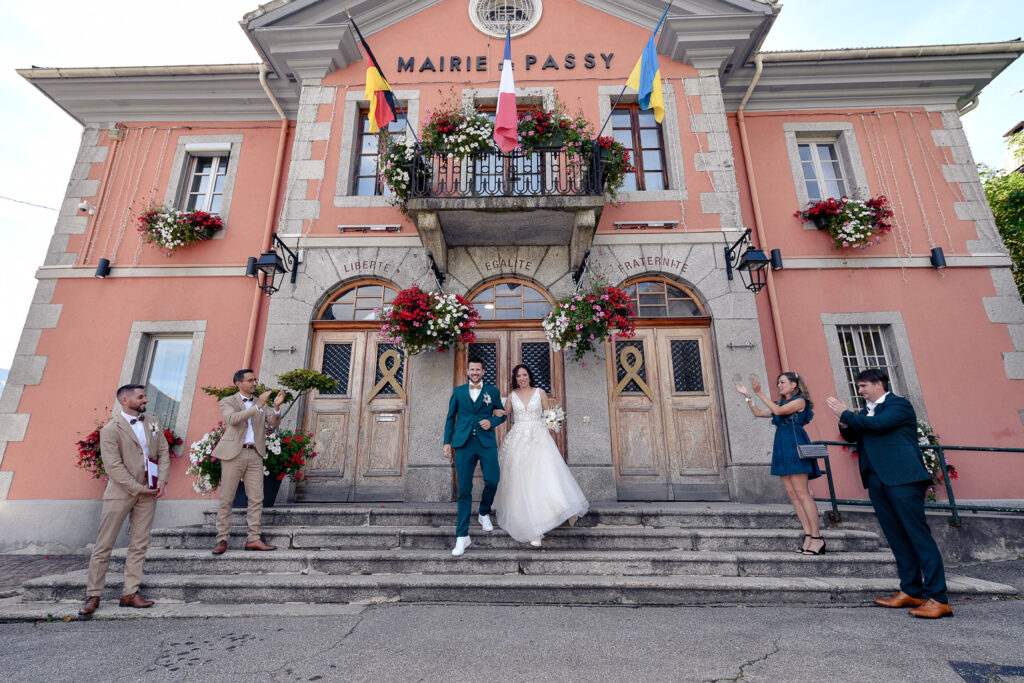 Mariage civil de Chloé et Julien à la mairie de Passy