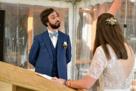 Cérémonie de mariage à l'Hôtel des Grands Montets, Argentière, vallée de Chamonix
